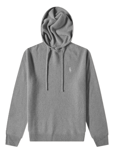 Dukserice Sporty & Rich Iman Cashmere Hoody Siva | HO731GY