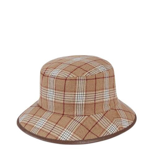 Šešir Gucci GG Supreme Reversible Bucket Hat Bucket Hat Beige Brown Bež | 700851 4HAOT 9779