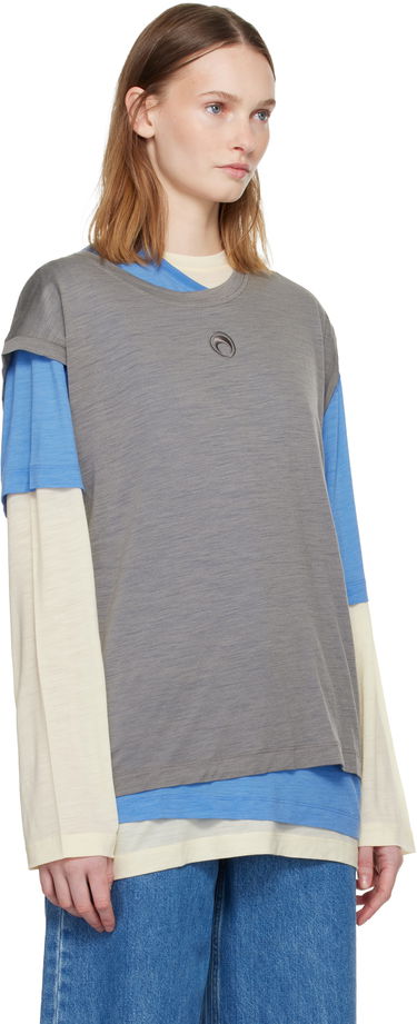 Majica kratkih rukava Marine Serre Marine Serre Merino Jersey T-shirt Set Višebojno | UTT011ARJER0023, 1