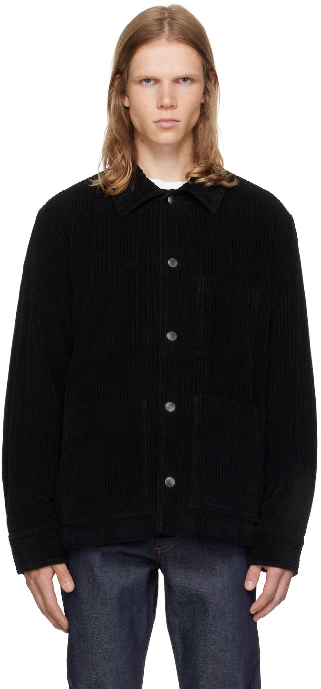 Jakna A.P.C. Black Emile Jacket Crna | COEZQ-H02713