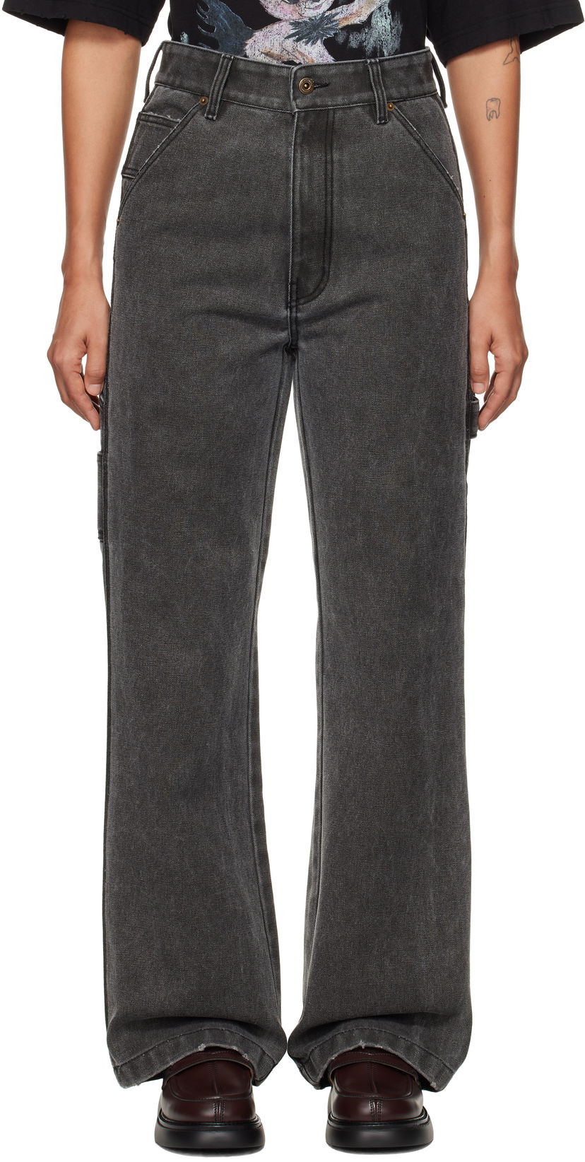Jeans We11done We11done Carpenter Jeans Siva | WD-PT3-24-265-W-BK