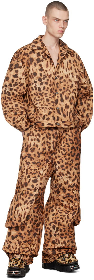Jakna We11done We11done Allover Print Jacket Smeđa | WD-JK1-23-245-U-BR, 3