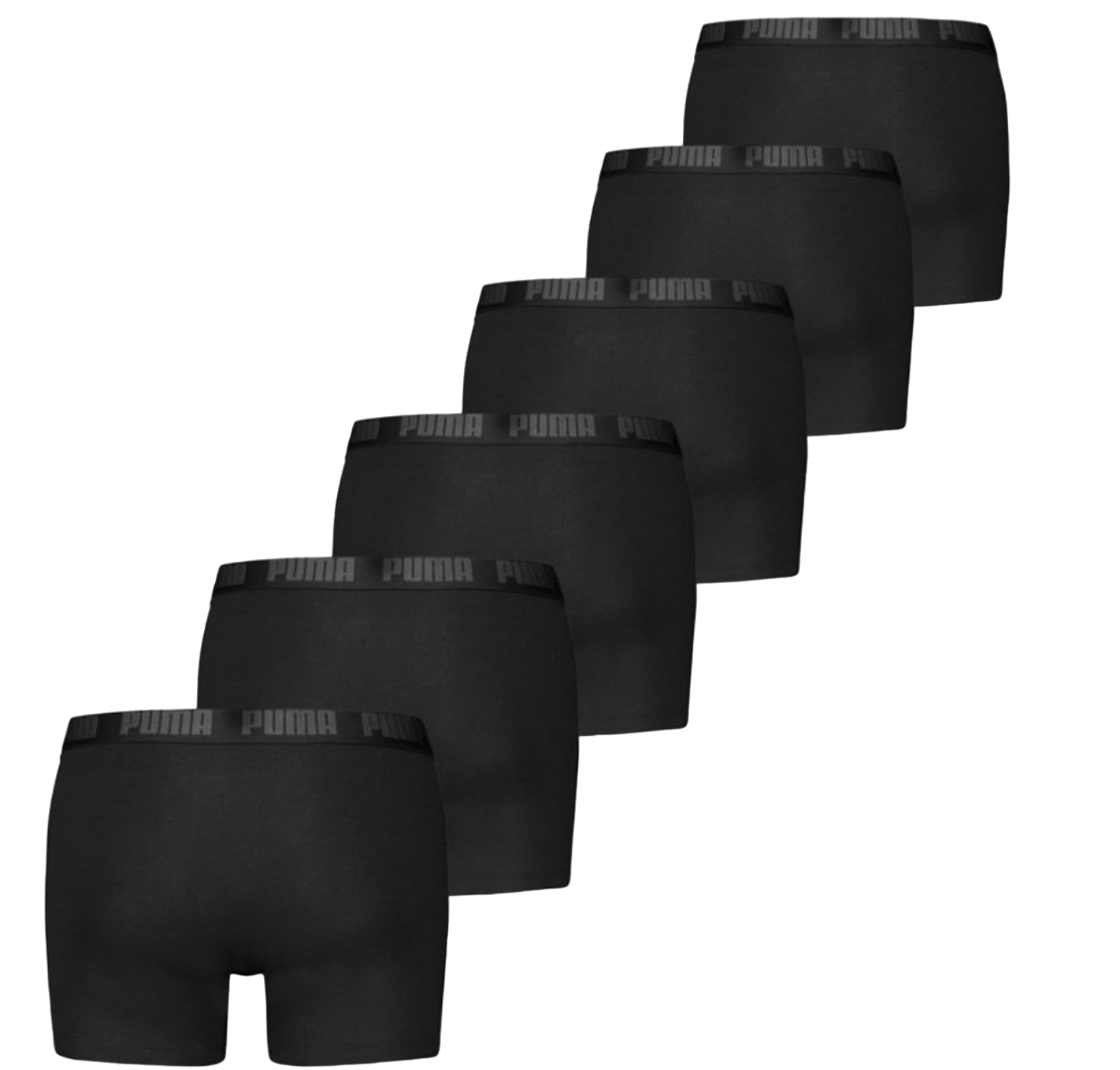 Bokserice Puma Everyday Boxer 6 Pack Crna | 701227792-001, 1