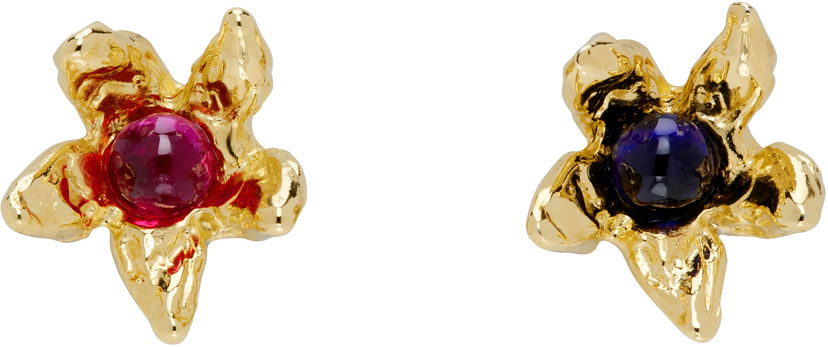 Naušnice Chopova Lowena Chopova Lowena Claw Flower Stud Earrings Višebojno | 6572