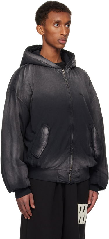 Bomber jakna We11done We11done Bomber Zip-Up Hoodie Crna | WD-TJ3-24-836-U-BK, 1