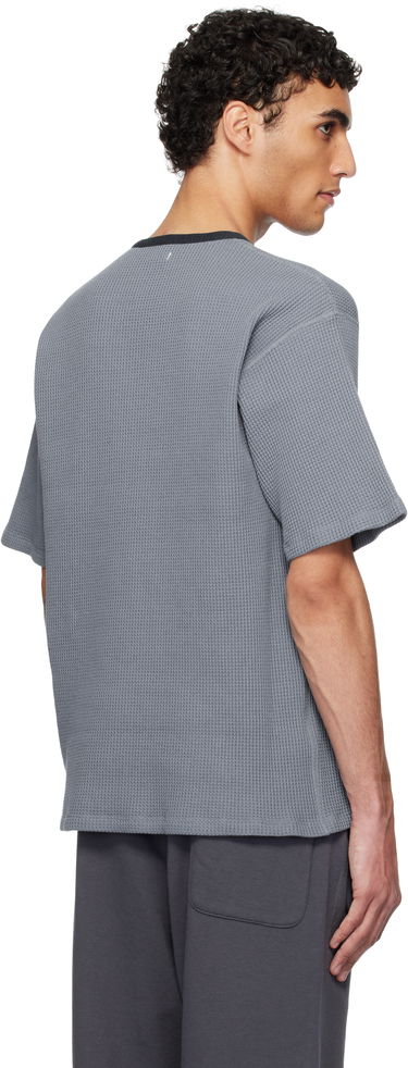 Majica kratkih rukava NANAMICA Nanamica Henry Neck Thermal Sweat Henley Siva | S25SH104U, 2