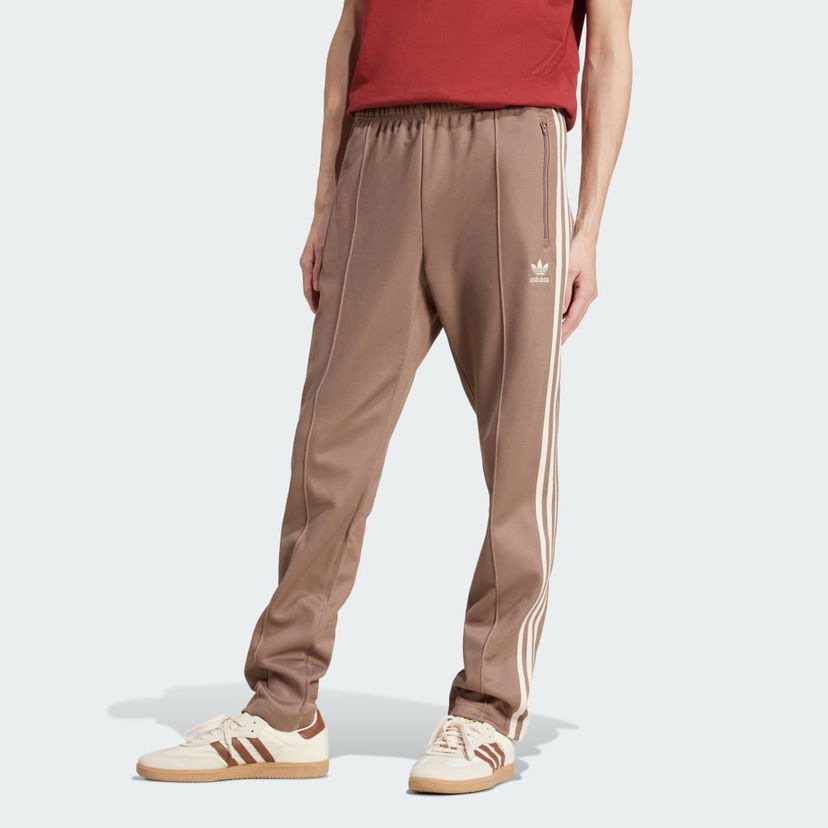 Trenirka adidas Performance Classics Beckenbauer Track Pants Smeđa | JP2525