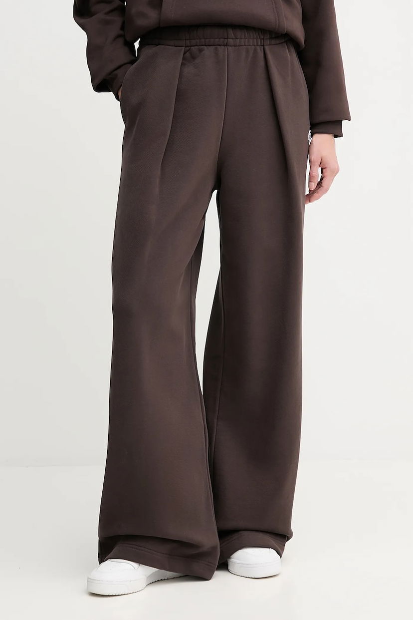 Trenirka Lacoste Lacoste Wide-Leg Lounge Pants Smeđa | XF5248