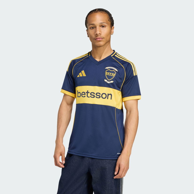 Dres adidas Performance Boca Juniors 25/26 Home Jersey Tamnoplava | JJ4298