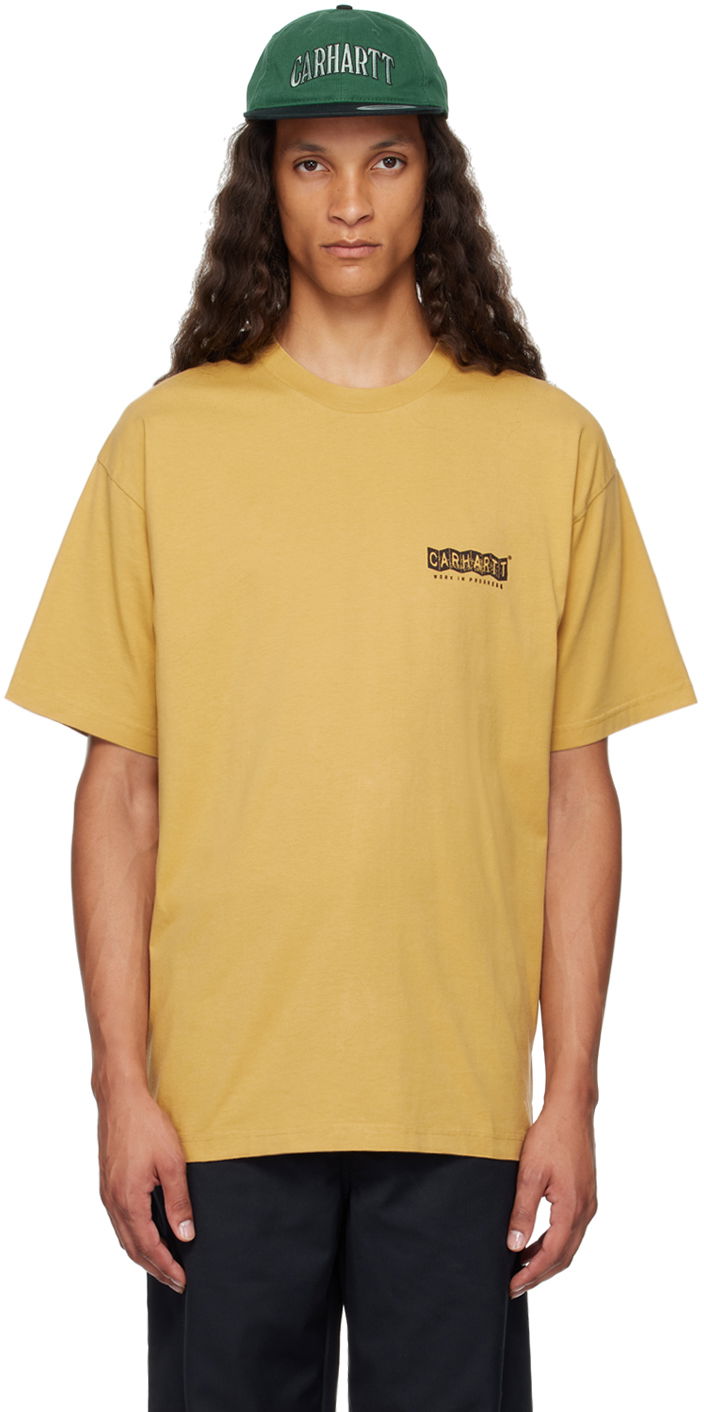 Majica kratkih rukava Carhartt WIP Stamp Graphic T-Shirt Žuta | I033670