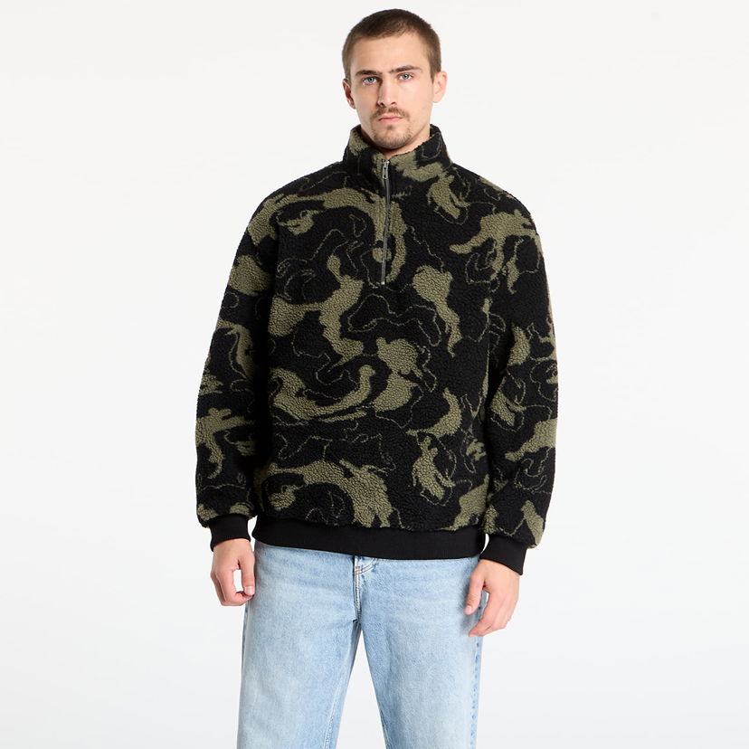 Dukserice Urban Classics Oversized Pattern Teddy Troyer Sweatshirt Višebojno | TB8024-21221