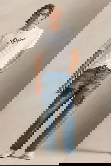 Majica kratkih rukava Polo by Ralph Lauren Polo Ralph Lauren Printed T-Shirt Bijela | 710936401, 2