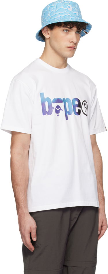 Majica kratkih rukava BAPE Tie Dye Logo T-shirt Bijela | 001TEK801034M, 1