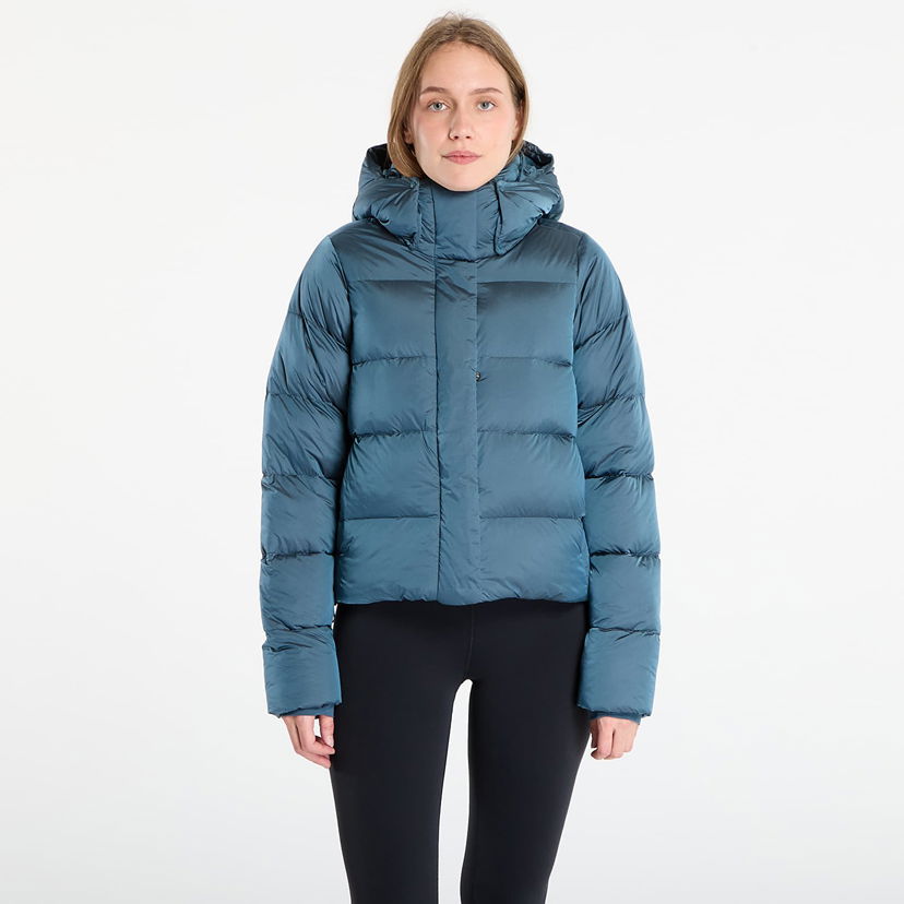 Pernata jakna Columbia Columbia Amaze Puff Hooded Down Jacket Plava | 2133714429