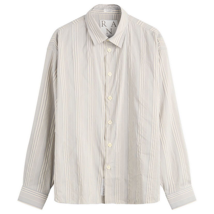 Košulja Ranra Ranra Classic Striped Shirt, Size Large Plava | AMFW25LS01545-R020