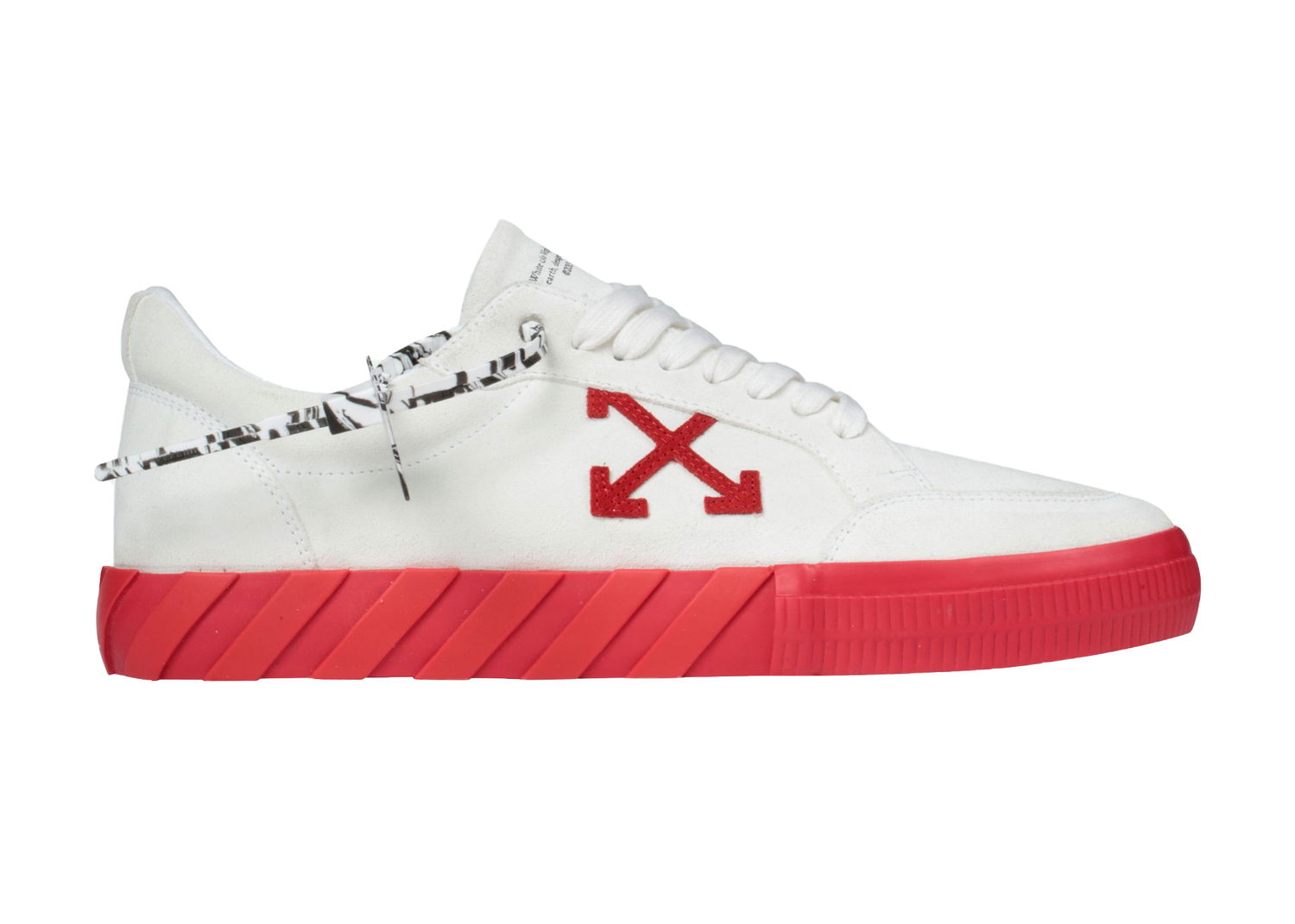 Tenisice i cipele Off-White Low Vulc "White Red" Crvena | OMIA085F20LEA0050125, 0