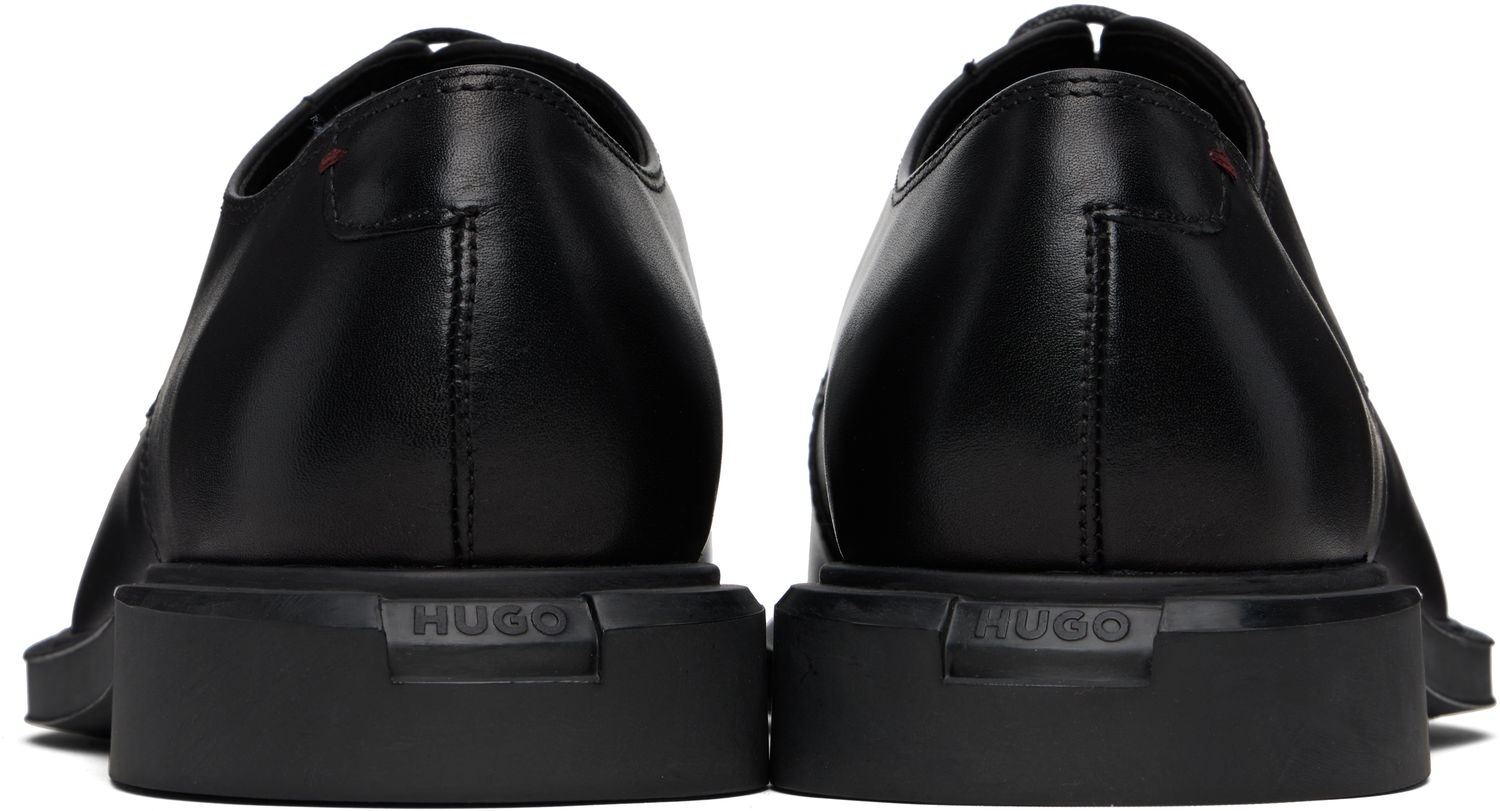 Tenisice i cipele BOSS Rubber-Sole Leather Derbys Crna | 50529049, 1