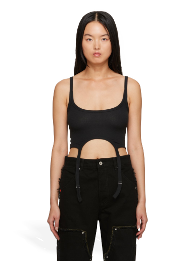 Majica bez rukava HERON PRESTON Hooks Tank Top Crna | HWAC005F23JER0011000