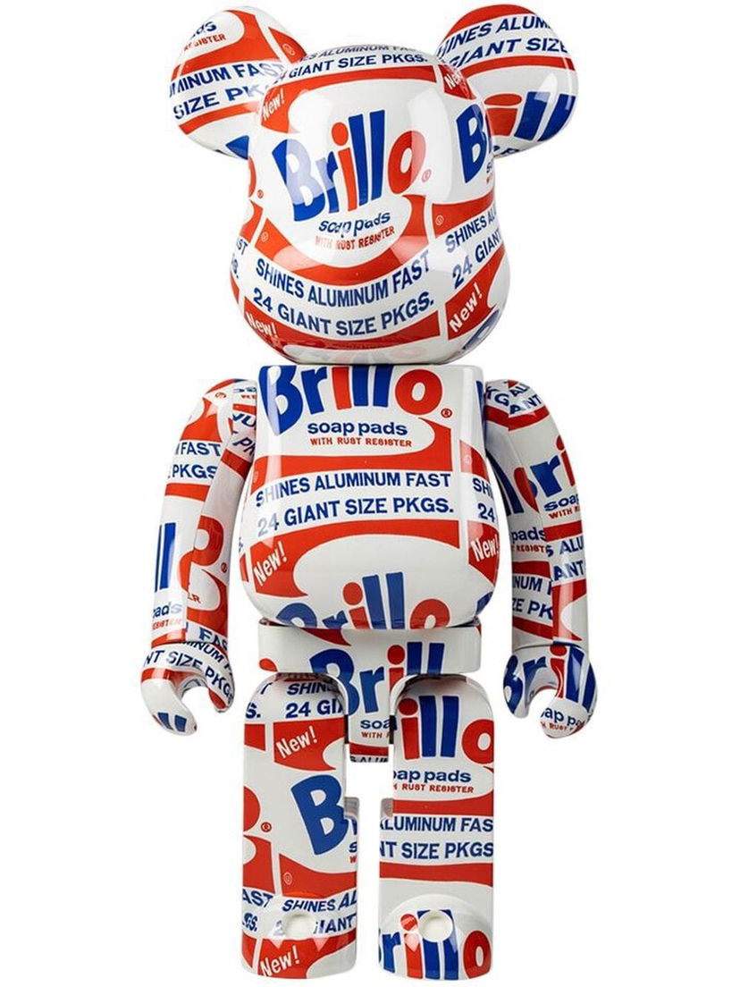 Kolekcionarsko Medicom Toy Andy Warhol "Brillo" BE@RBRICK figure - White Višebojno | MEDI010519619601