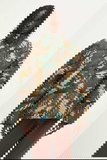 Pernata jakna AAPE by A Bathing Ape AAPE Main Down Jacket Zelena | AAPDNM7665XAN, 3