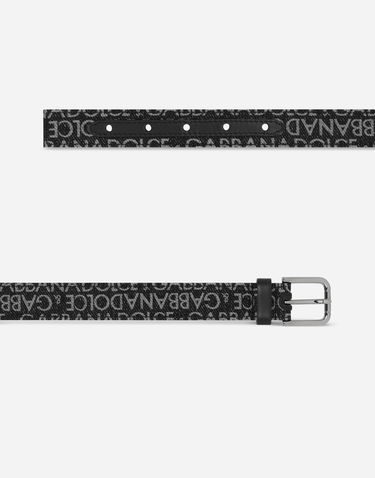 Pojasevi Dolce & Gabbana Dolce & Gabbana Printed Nylon Belt Crna | EC0055AN579HNXCI, 1