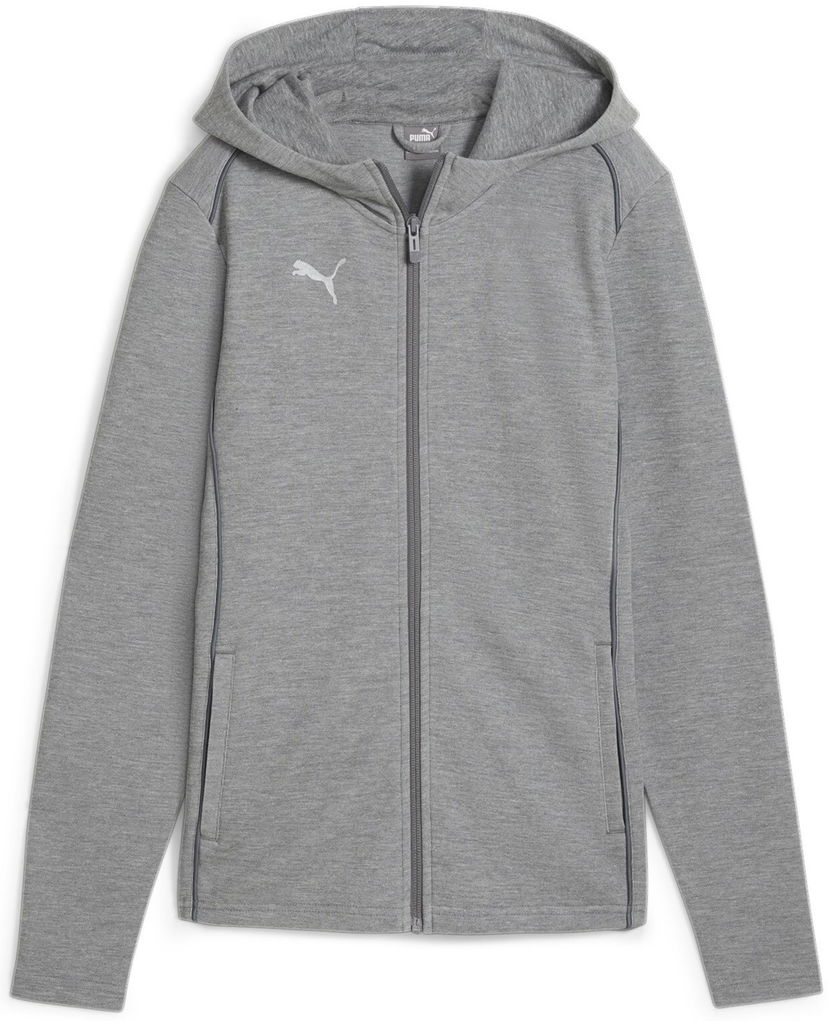 Dukserice Puma teamFINAL Casuals Hooded Jkt Wmn Siva | 658531-33