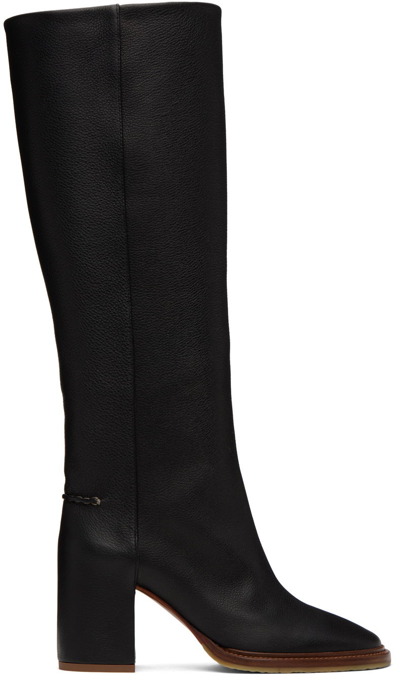 Tenisice i cipele CHLOÉ Chloé Edith Knee-High Boots Crna | CHC21W519V3