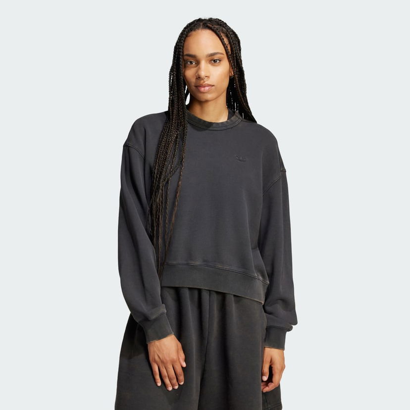 Dukserice adidas Performance Premium Essentials Sweatshirt Crna | JP2515