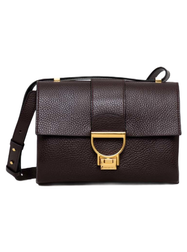 Ručna torbica Coccinelle Leather Handbag Smeđa | E1.MD5.12.07.01