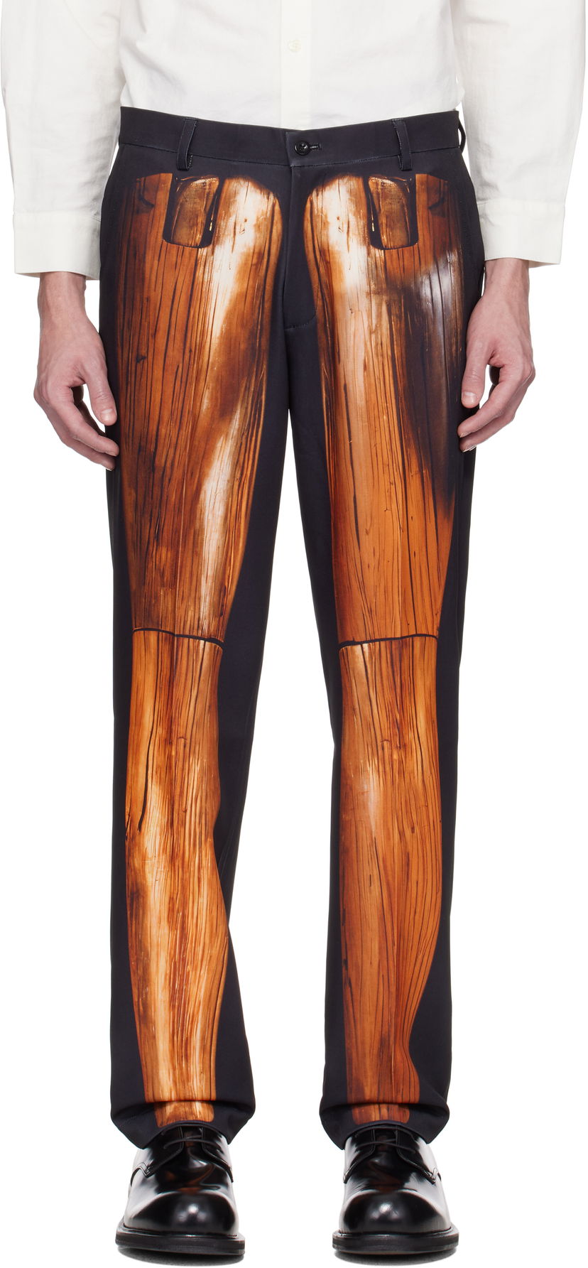 Hlače KidSuper KidSuper Mannequin Figure Suit Trousers Crna | SS25-SUB-10
