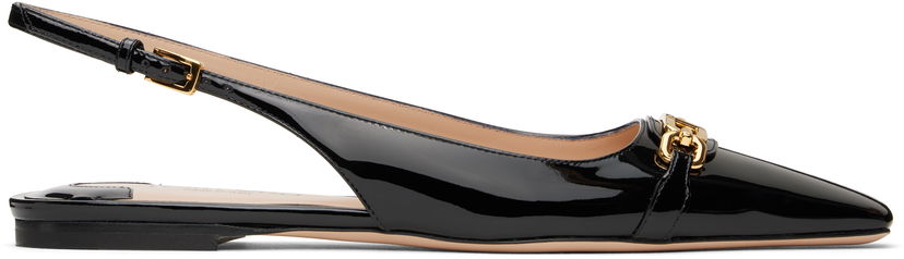 Dodaci Tom Ford Tom Ford Whitney Patent Leather Slingback Ballerinas Crna | W3556-LCL072G