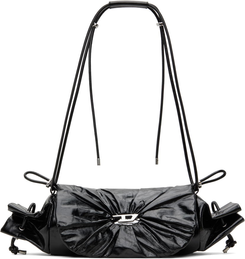 Torba za rame Diesel Scrunch Shoulder Bag Crna | X10182 P1003