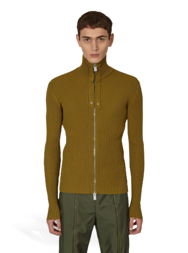 Košulja 1017 ALYX 9SM Small Rib Zip-Up Sweater Green Narančasta | AAMKN0110YA01 GRN0004