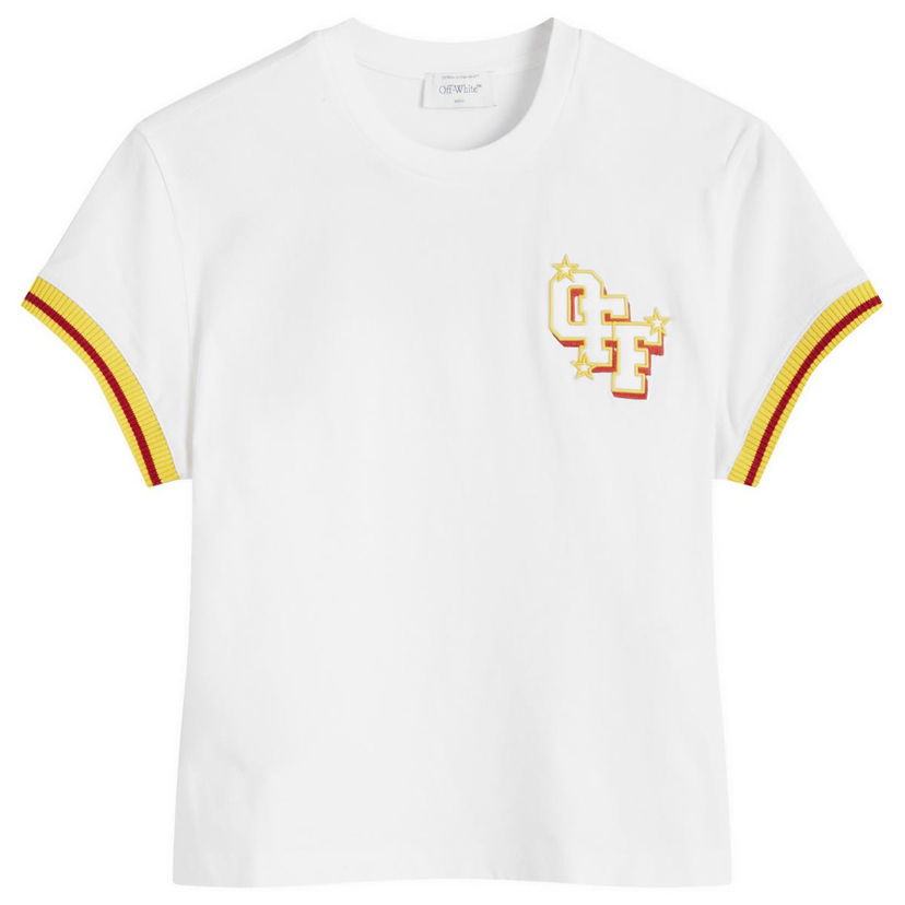 Majica kratkih rukava Off-White Fitted T-Shirt Bijela | OWAA112W24JER0010101