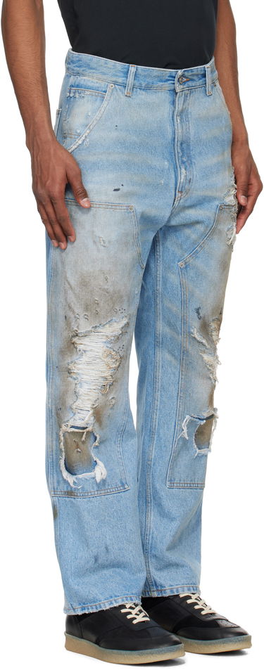 Jeans Maison Margiela MM6 Maison Margiela Distressed Carpenter Jeans Plava | SH2LA0017 M30018, 1
