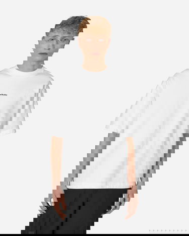 Majica kratkih rukava Acne Studios Extorr Stamp Logo Tee Bijela | BL0278-183, 1