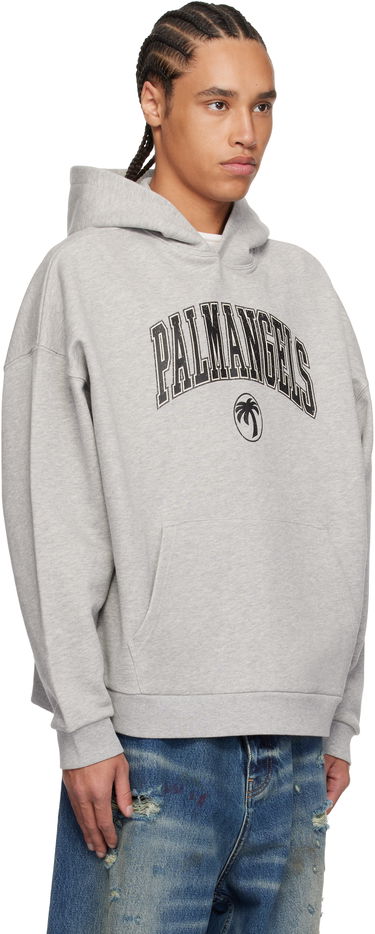 Dukserice Palm Angels Palm Angels College Logo Hoodie Siva | PMBB155S25FLE0010810, 2