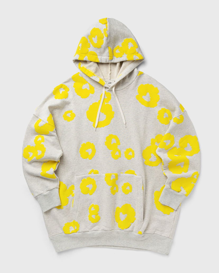 Dukserice Autry Hoodie Dress with Floral Print Siva | HDPW80JN