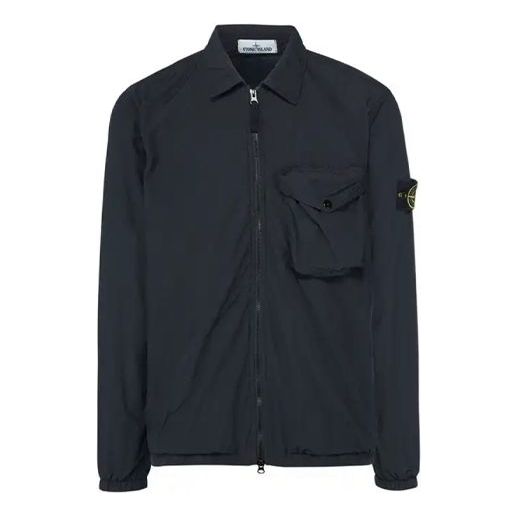 Vjetrovka Stone Island Overshirt Tamnoplava | 751511803-V0029