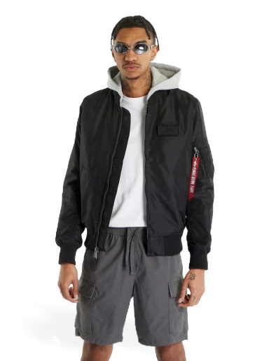 Bomber jakna Alpha Industries MA-1 TT Hood Bomber Jacket Crna | 196108-03