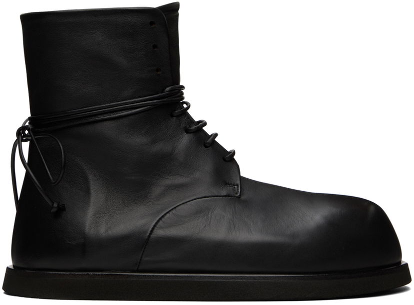 Odjeća Marsèll Marsèll Gigante Leather Boots Crna | MM4608 091666