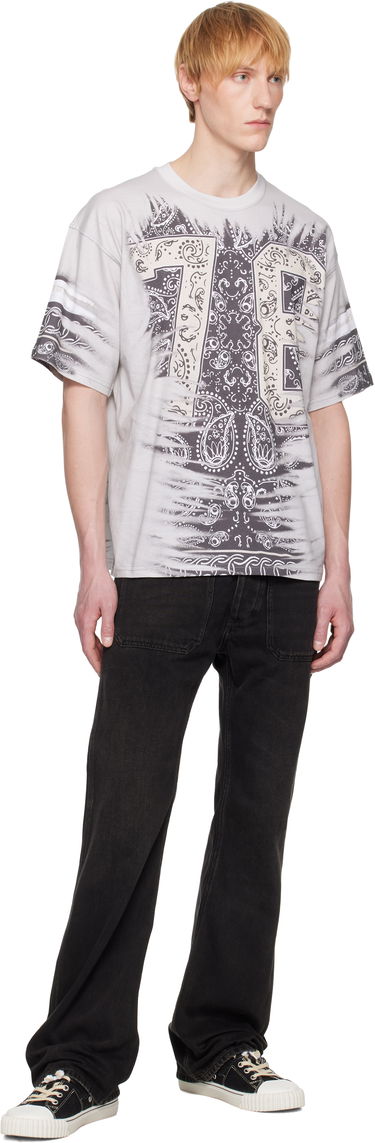 Majica kratkih rukava Diesel Diesel T-Boxt-78-R1 Paisley Print T-Shirt Bijela | A19649-0HGBZ-72SA, 3