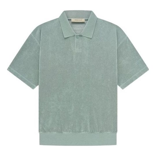 Polo majica Fear of God Essentials Terry Polo Zelena | 125BT224051F