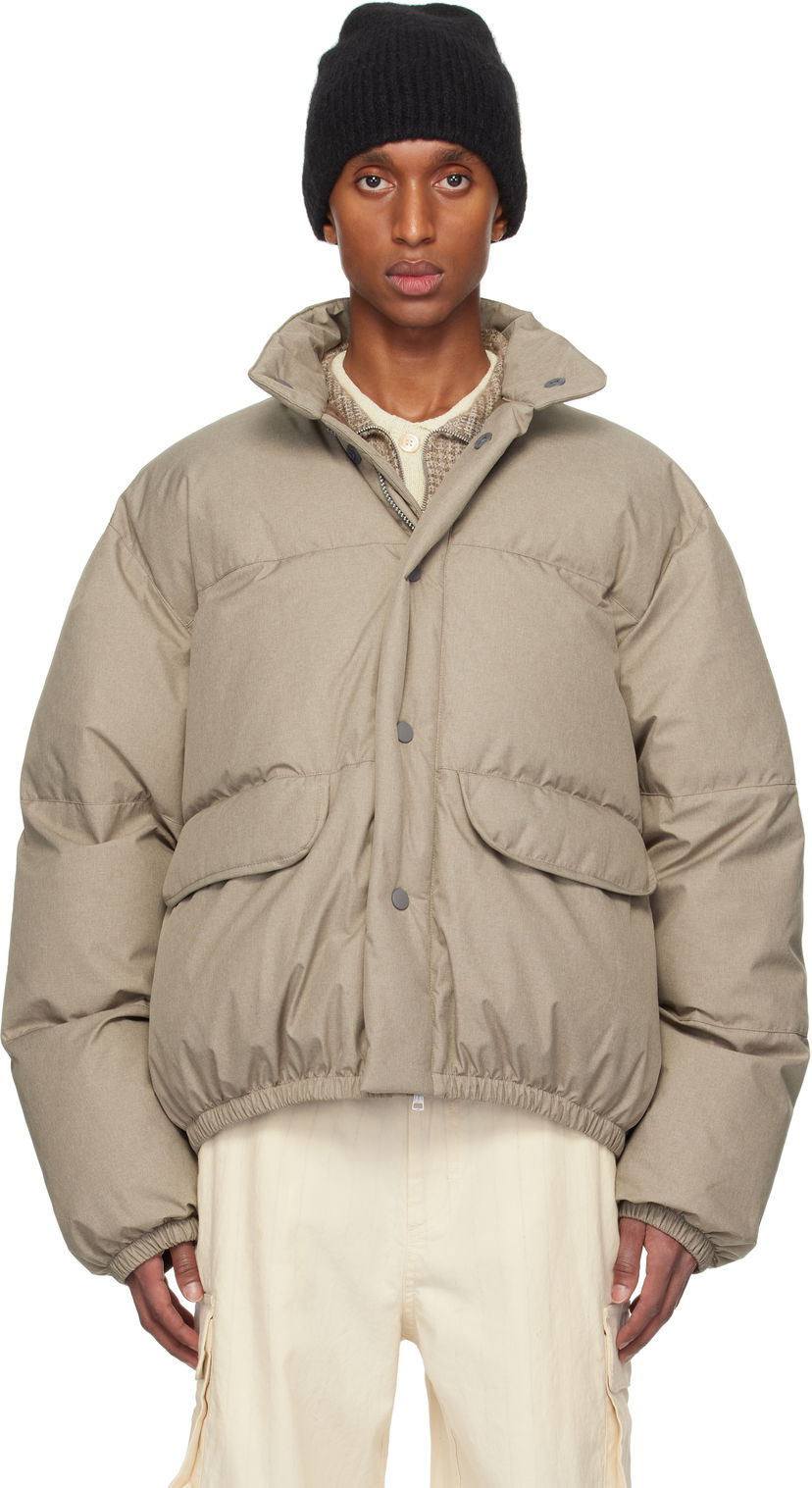 Pernata jakna OUR LEGACY Inhale Puffa Jacket Bež | M4241DB