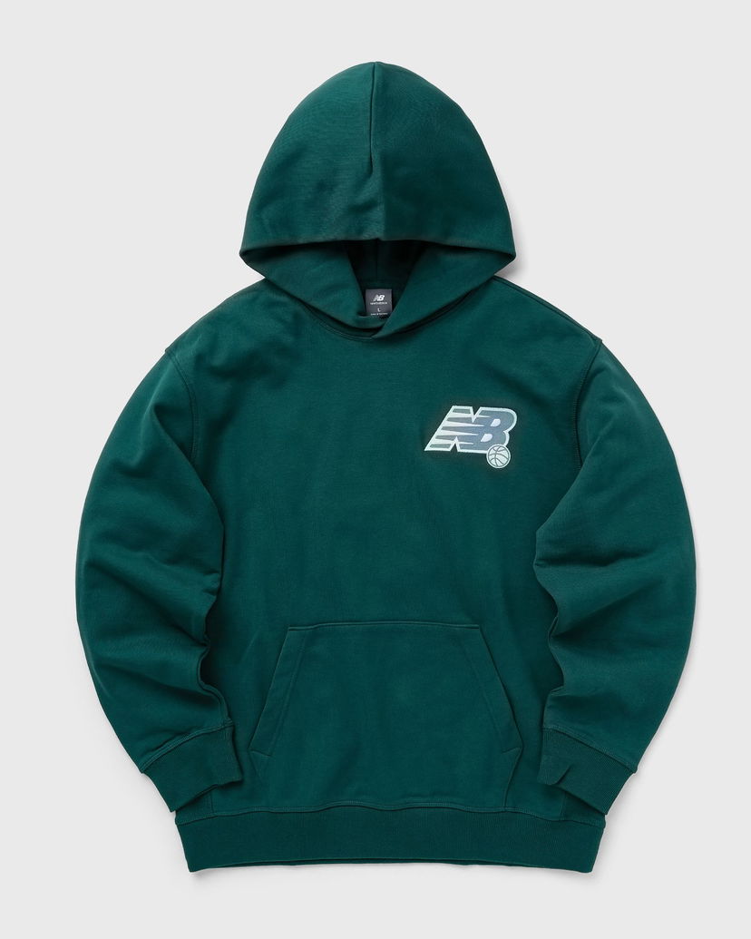 Dukserice New Balance Athletics Relaxed League Hoodie Zelena | MT43563-MHN