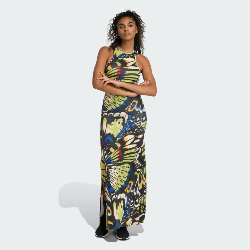 Haljina adidas Performance adidas X FARM Butterfly Print Maxi Dress Višebojno | JL8610