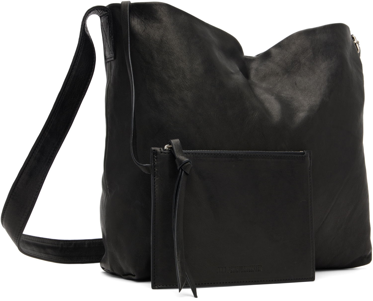 Torba za rame Ann Demeulemeester Ann Demeulemeester Runa Medium Soft Shoulder Bag Crna | B0012628-LT137-099, 1