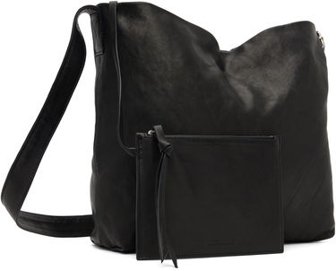 Torba za rame Ann Demeulemeester Ann Demeulemeester Runa Medium Soft Shoulder Bag Crna | B0012628-LT137-099, 1