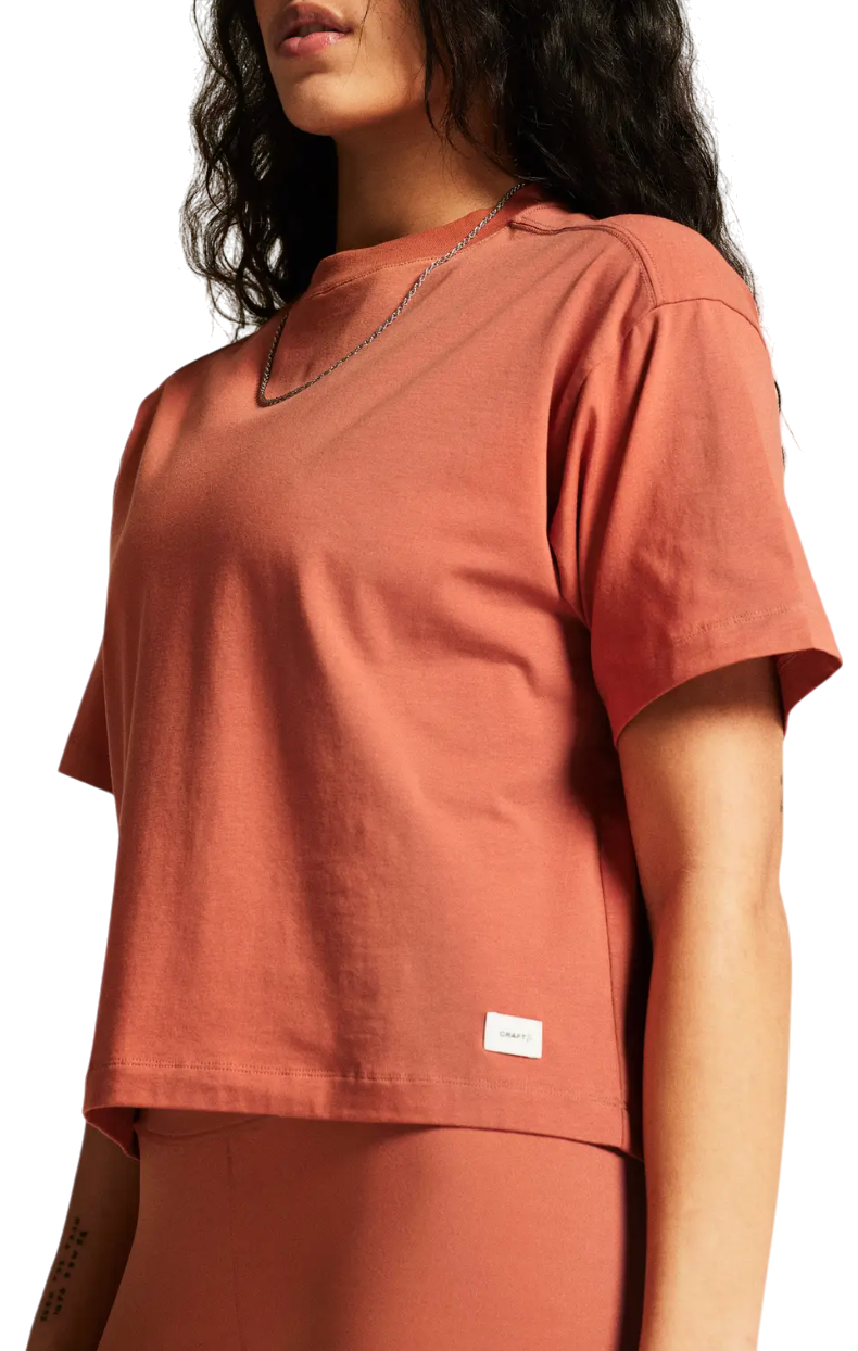 Crop top Craft Craft Collective Relaxed T-Shirt Narančasta | 1916017-458000, 1