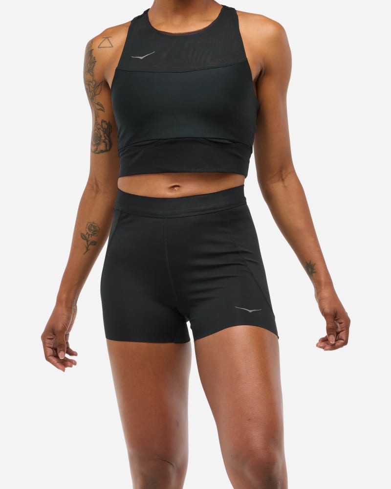 Kratke hlače Hoka One One Novafly 3" Knit Shorts Crna | 1164151-BLK